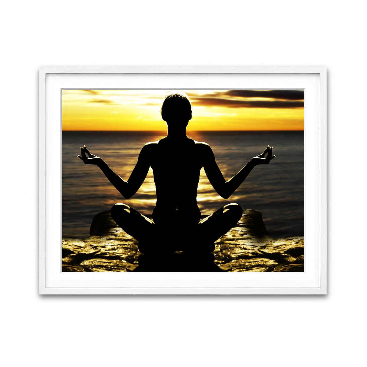 Framed Print 4x3 White