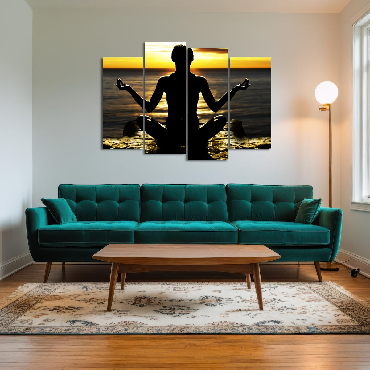 AUTO-MOCKUP ROOM | Yoga Silhouette