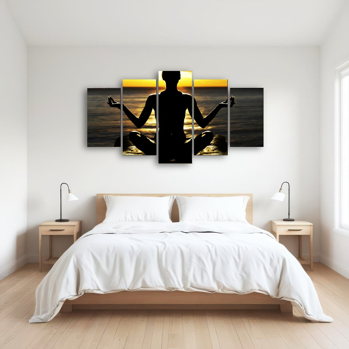 AUTO-MOCKUP ROOM | Yoga Silhouette