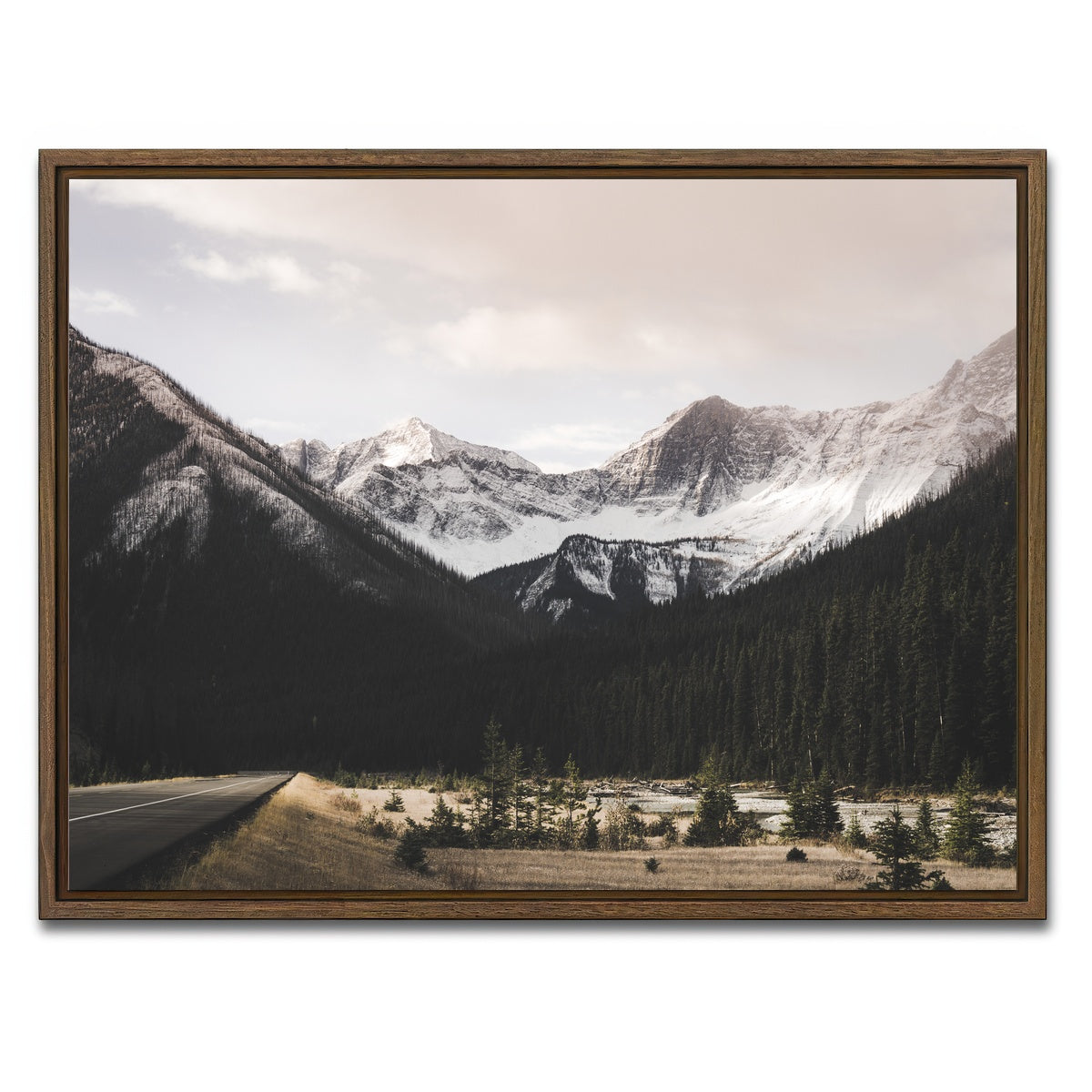 AUTO-MOCKUP WHITE | Yoho National Park | 1 Piece | Walnut Framed Canvas | group=4x3