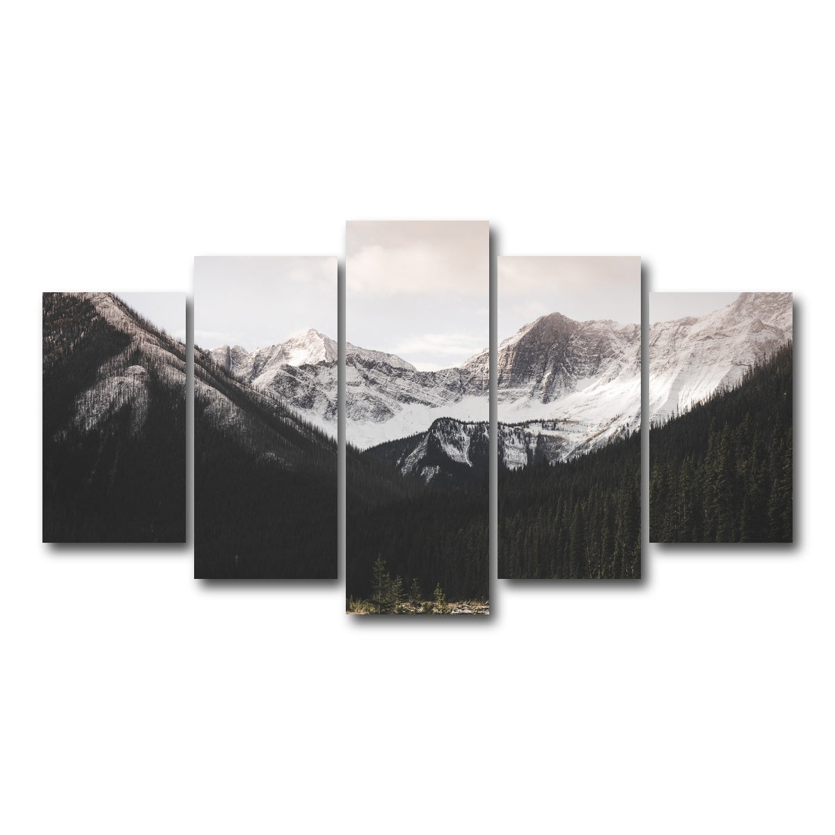 AUTO-MOCKUP WHITE | Yoho National Park | 5 Piece | Gallery Wrap Canvas | group=5_normal