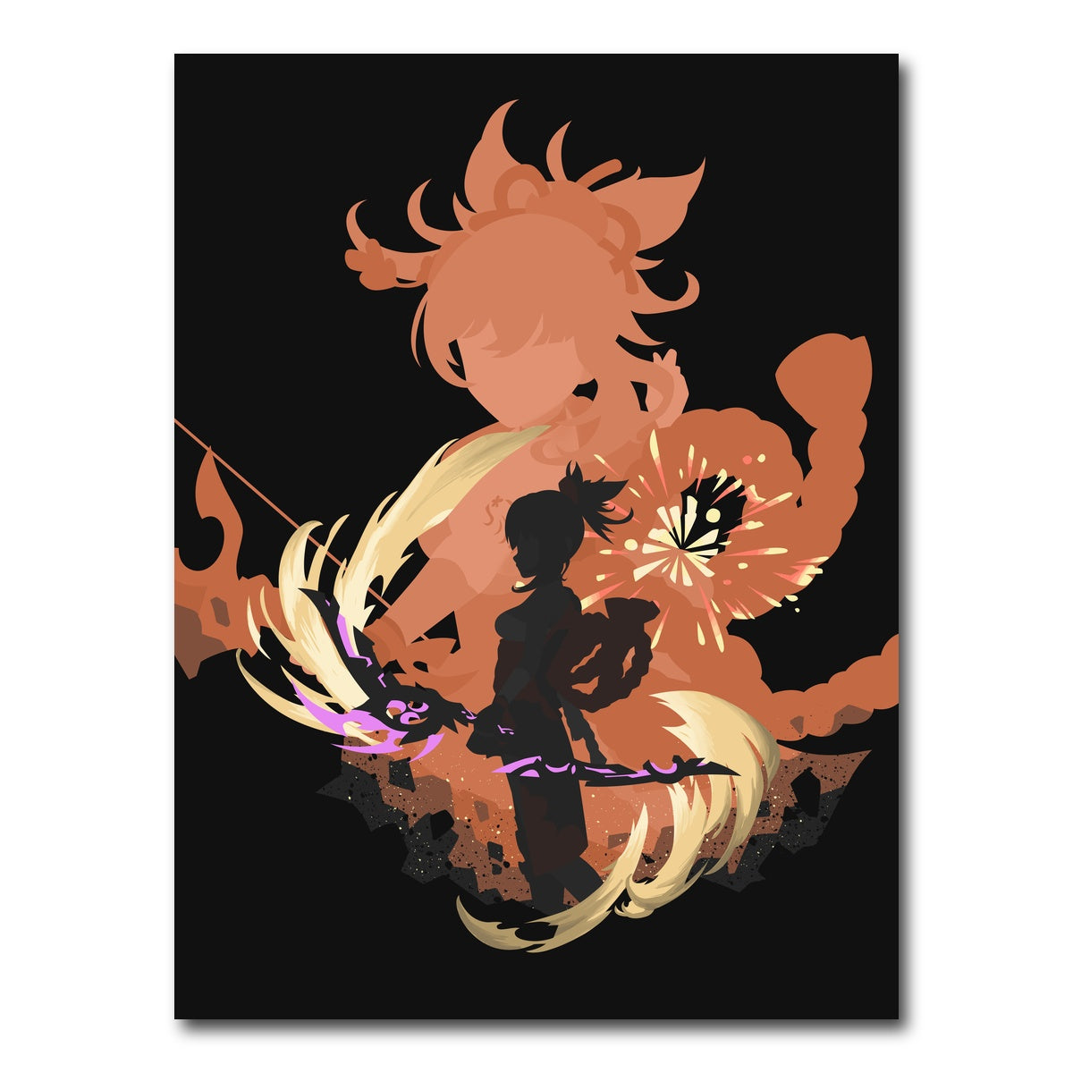 AUTO-MOCKUP WHITE | Yoimiya | 1 Piece | Gallery Wrap Canvas | group=3x4