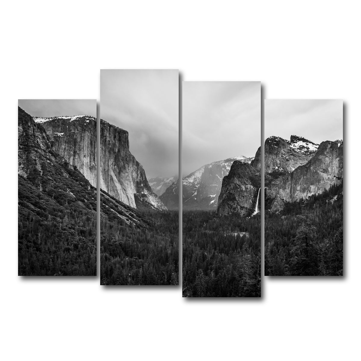 AUTO-MOCKUP WHITE | Yosemite Valley | 4 Piece | Gallery Wrap Canvas | group=4_normal