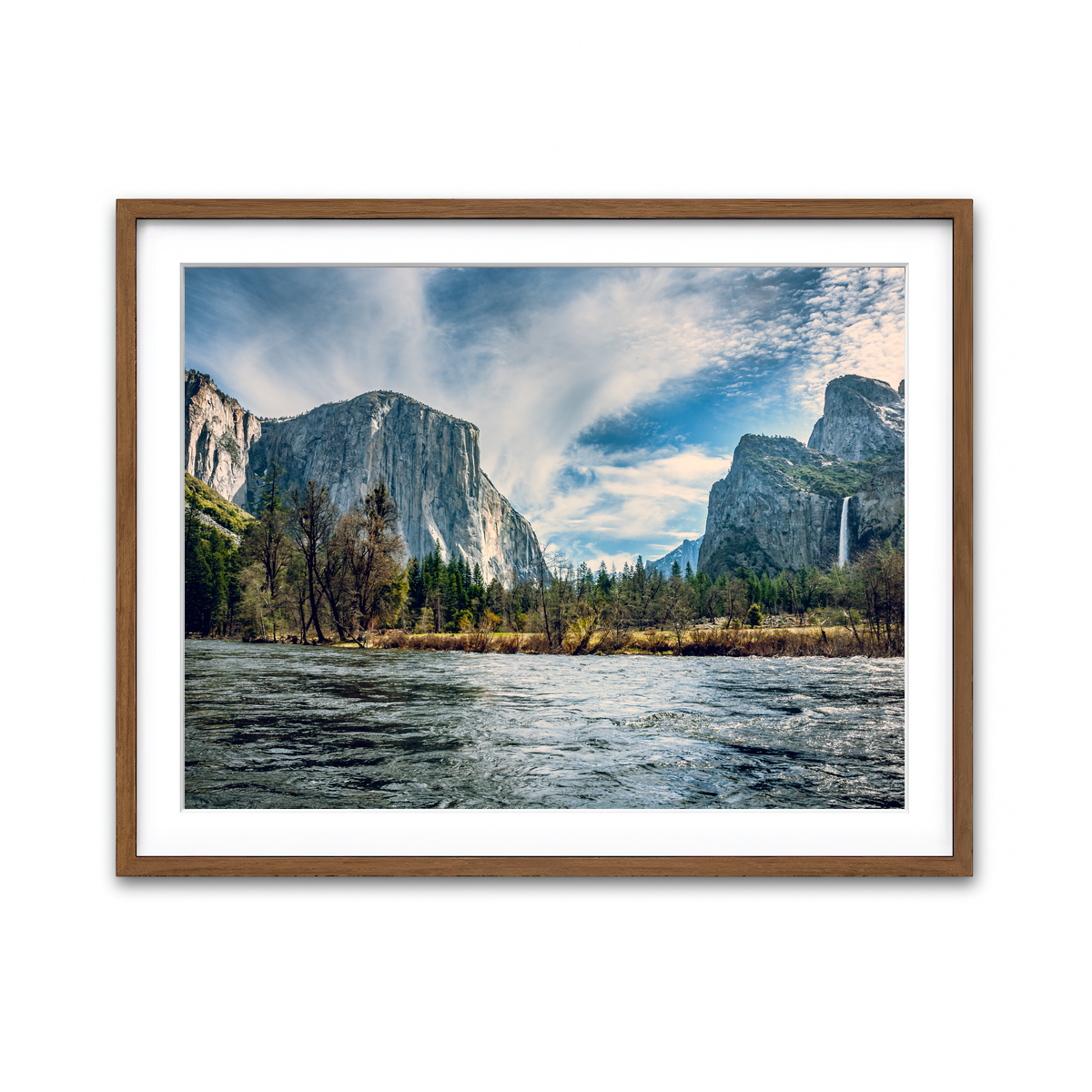 Framed Print 4x3 Walnut