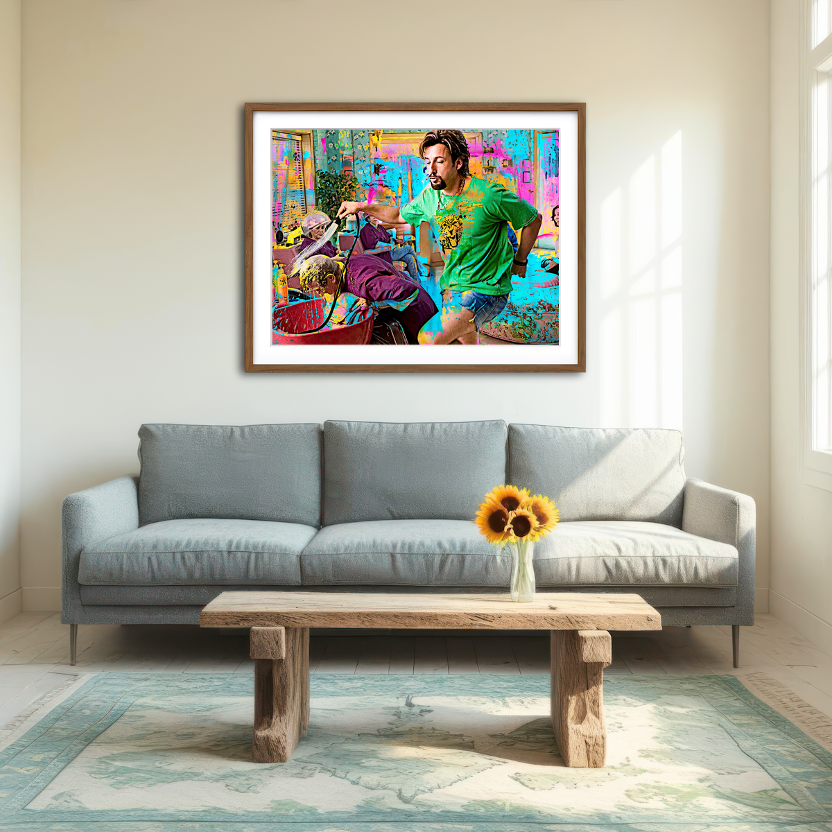 AUTO-MOCKUP ROOM | You Don't Mess with the Zohan Wall Art