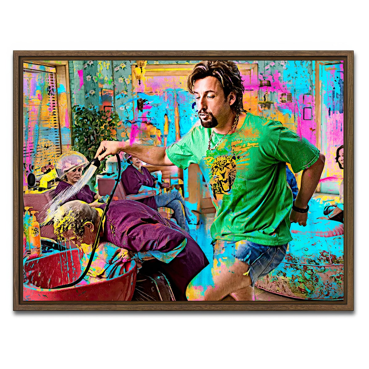 AUTO-MOCKUP WHITE | You Don't Mess with the Zohan | 1 Piece | Walnut Framed Canvas | group=4x3