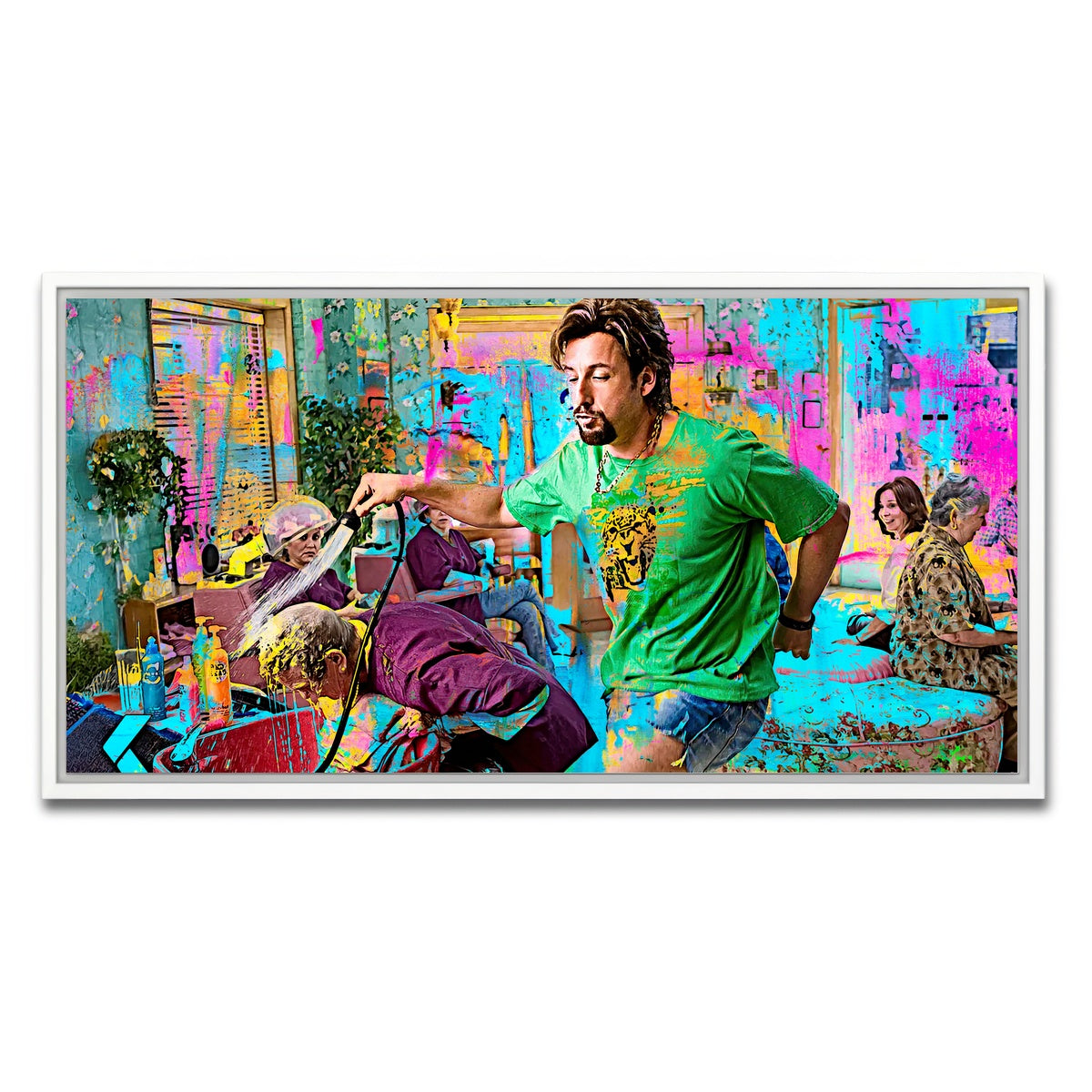 AUTO-MOCKUP WHITE | You Don't Mess with the Zohan | 1 Piece | White Framed Canvas | group=2x1