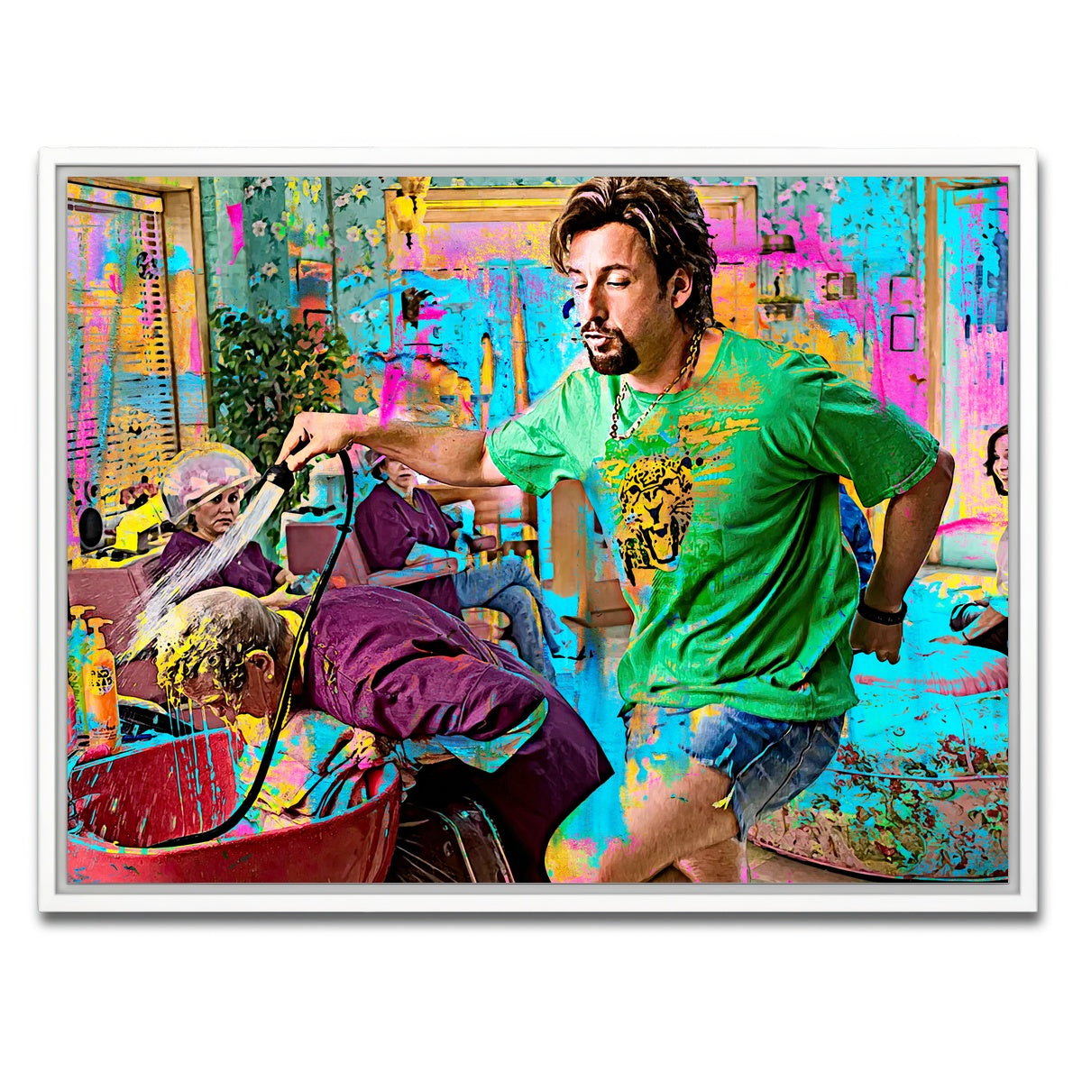 AUTO-MOCKUP WHITE | You Don't Mess with the Zohan | 1 Piece | White Framed Canvas | group=4x3