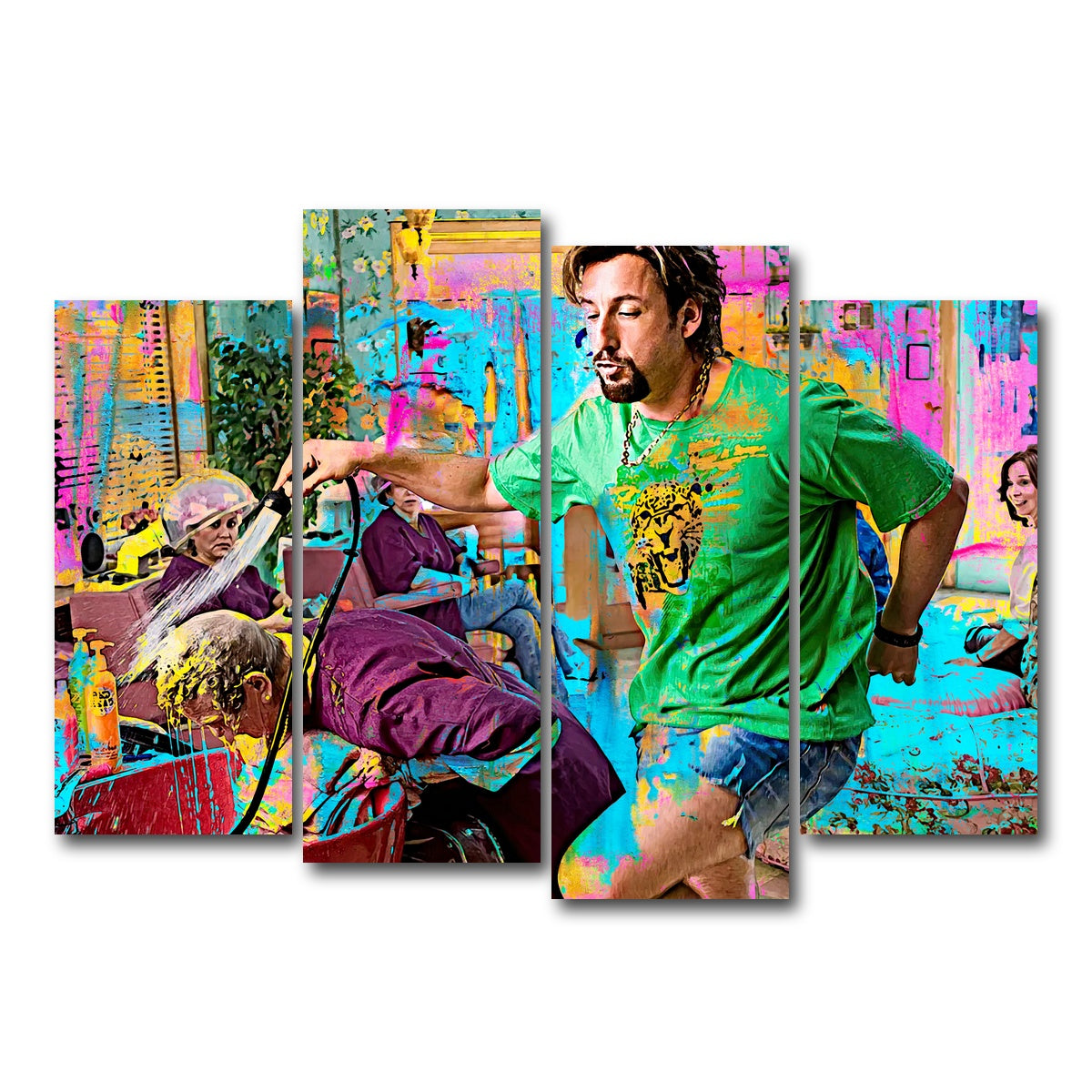 AUTO-MOCKUP WHITE | You Don't Mess with the Zohan | 4 Piece | Gallery Wrap Canvas | group=4_normal