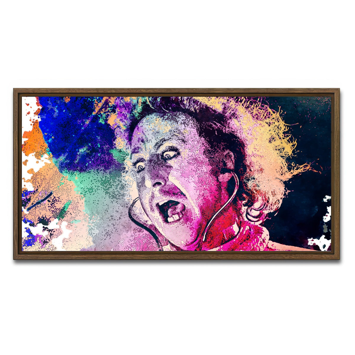 AUTO-MOCKUP WHITE | Young Frankenstein | 1 Piece | Walnut Framed Canvas | group=2x1