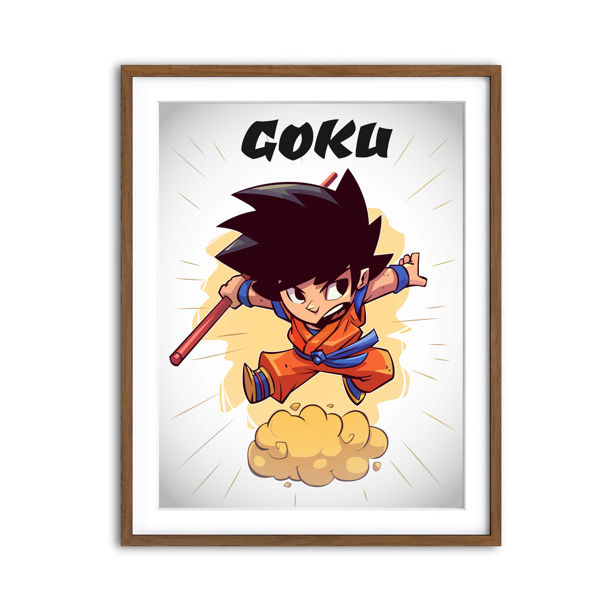 Framed Print 3x4 Walnut