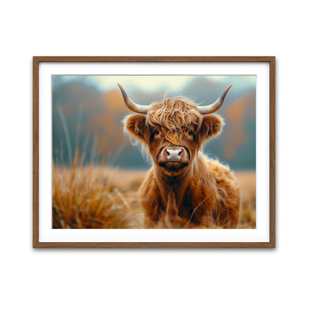 Framed Print 4x3 Walnut