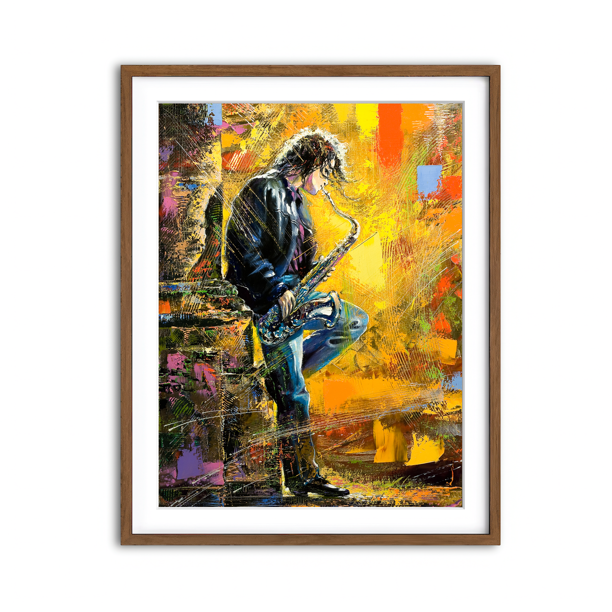 Framed Print 3x4 Walnut