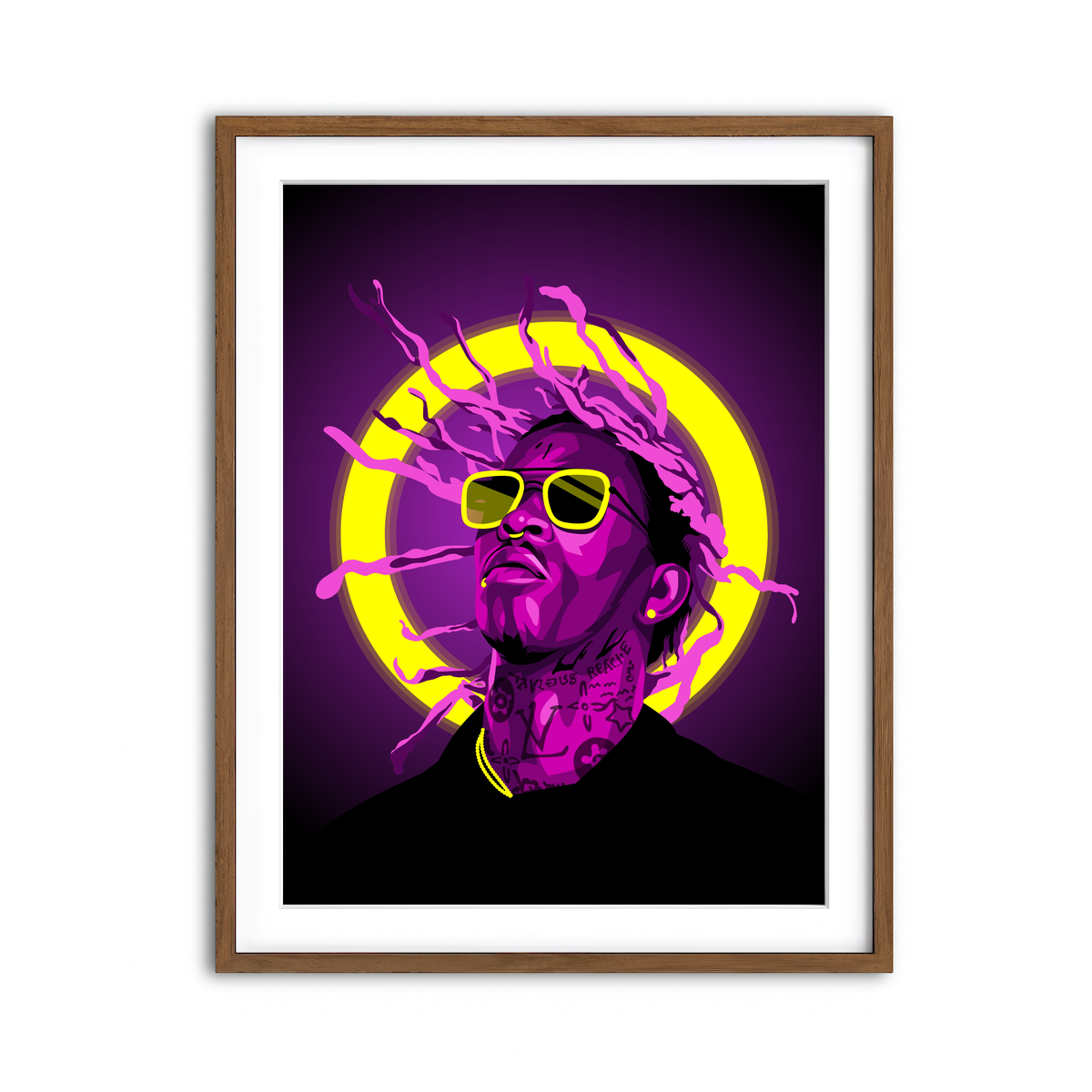 Framed Print 3x4 Walnut