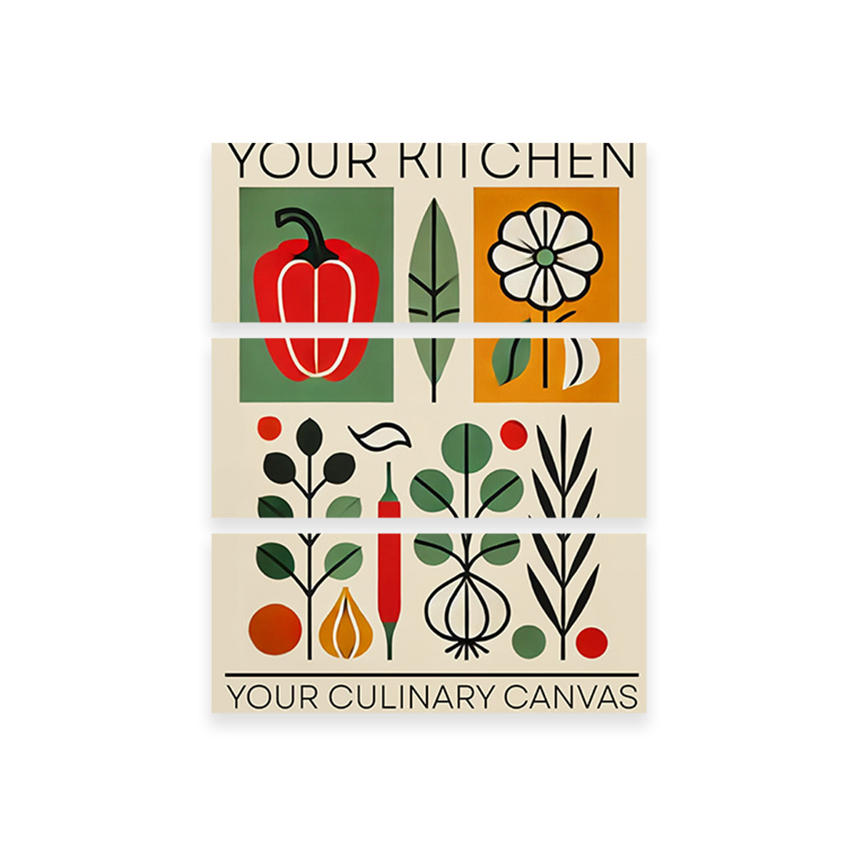Your Kitchen, Your Culinary Canvas Wall Art