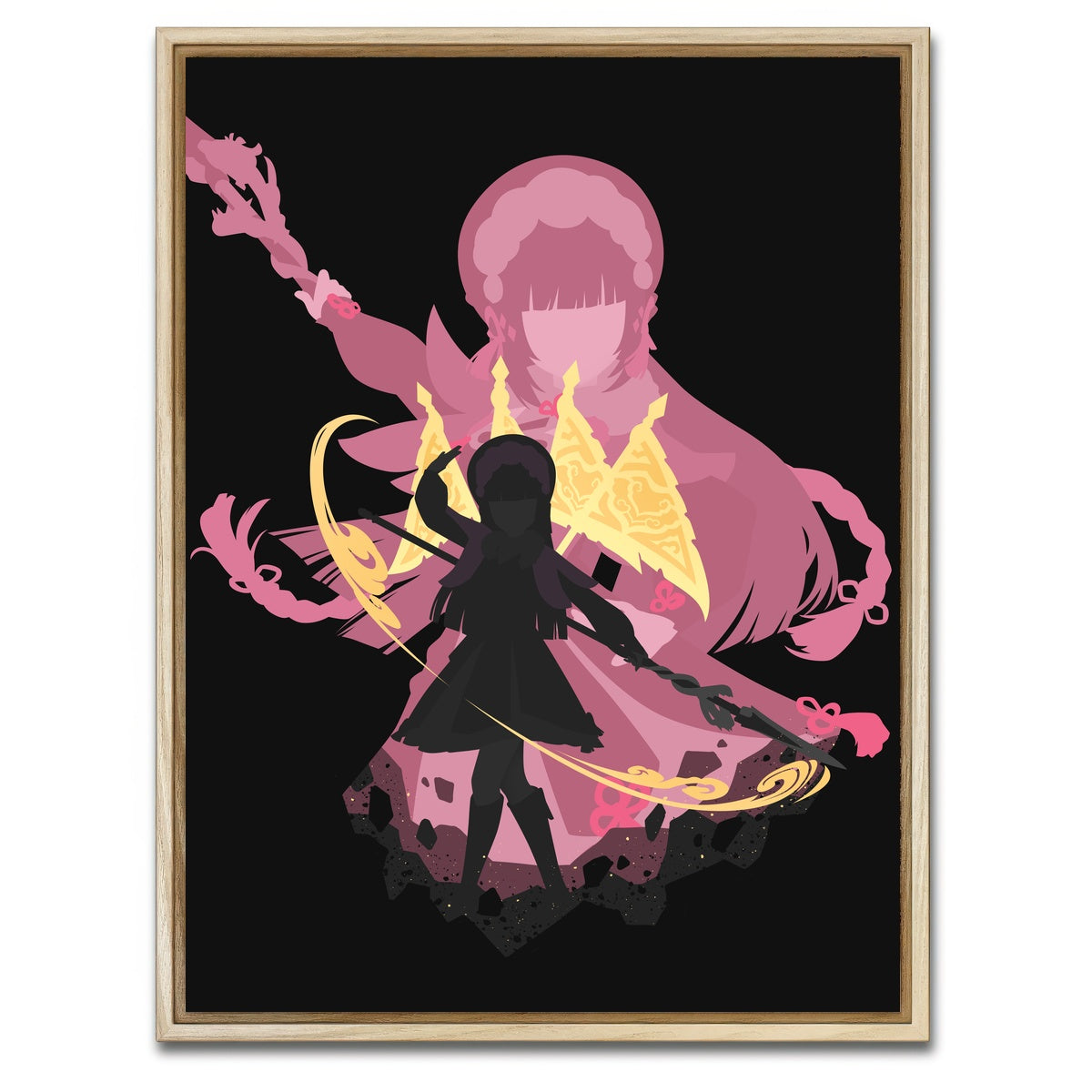 AUTO-MOCKUP WHITE | Yunjin | 1 Piece | Natural Framed Canvas | group=3x4