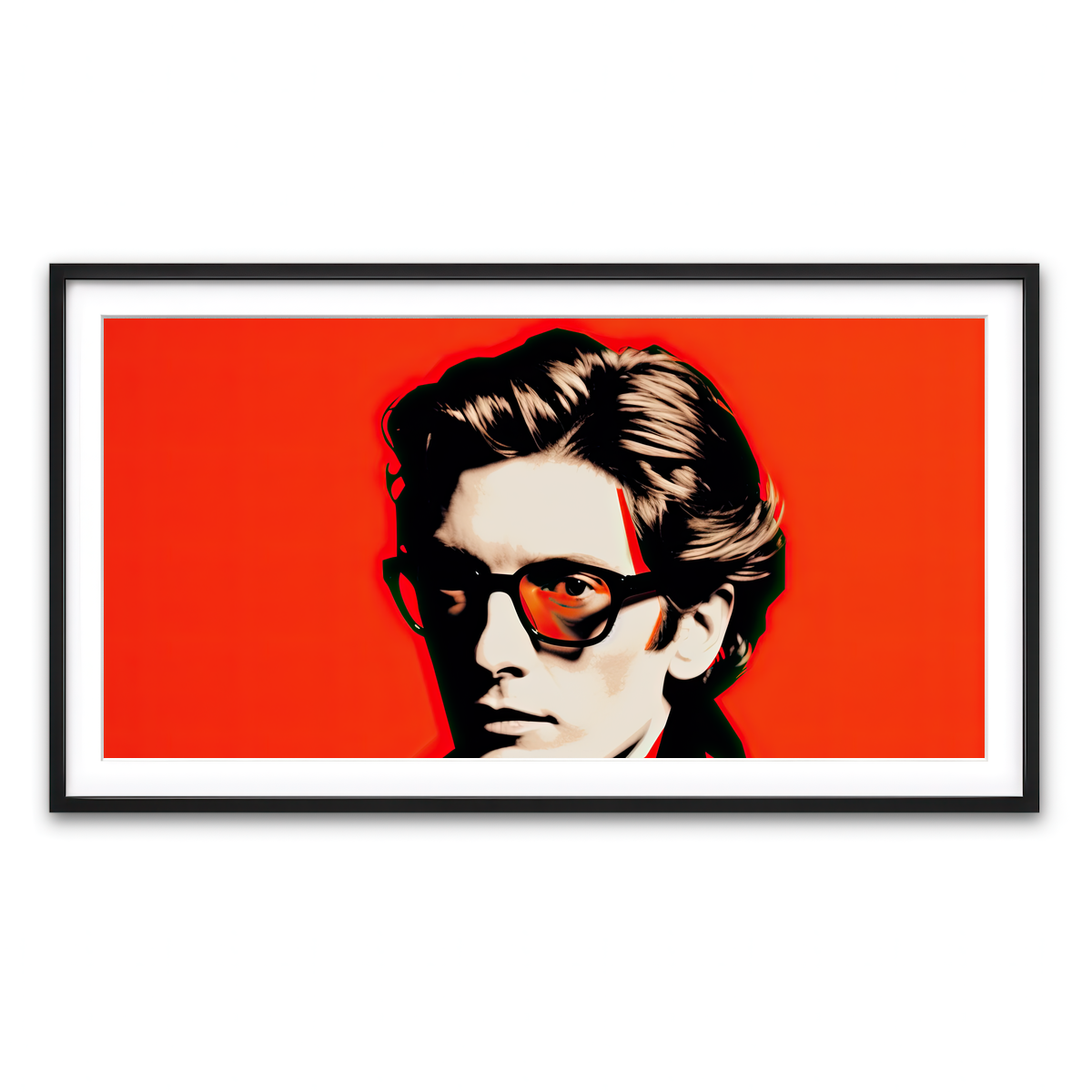 Framed Print 2x1 Black