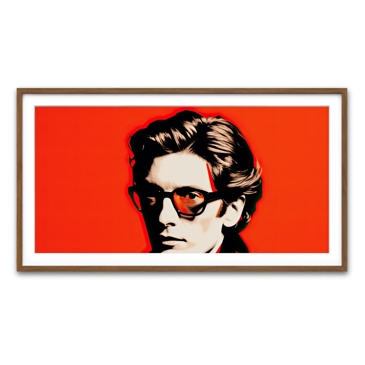 Framed Print 2x1 Walnut