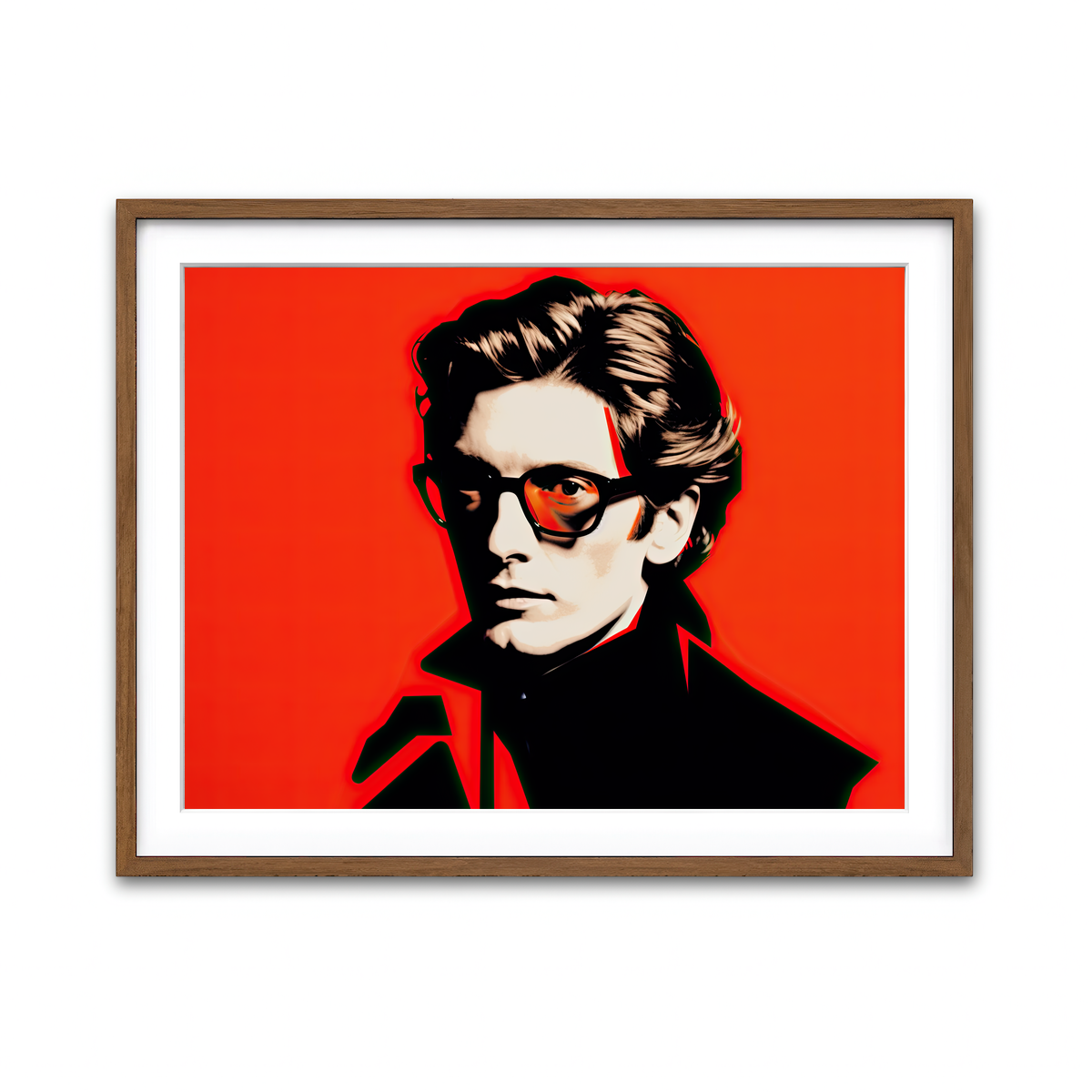 Framed Print 4x3 Walnut