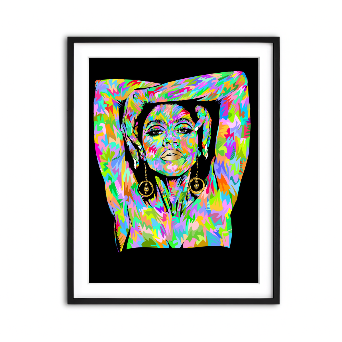 Framed Print 3x4 Black