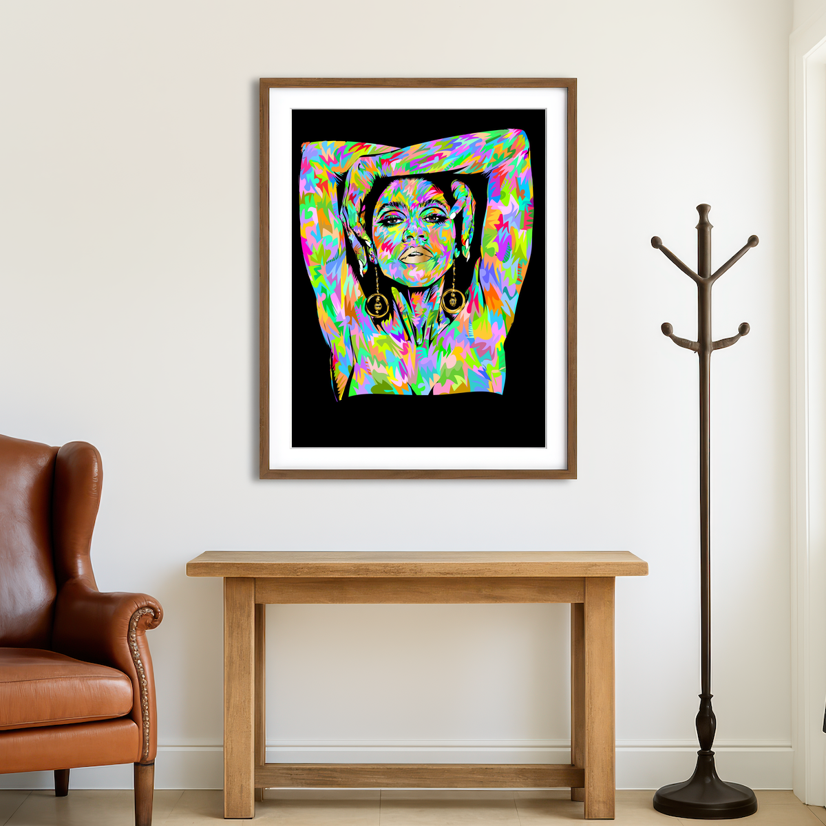 AUTO-MOCKUP ROOM | Zendaya Wall Art