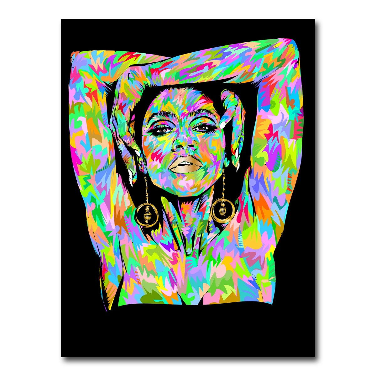 AUTO-MOCKUP WHITE | ZENDAYA | 1 Piece | Gallery Wrap Canvas | group=3x4