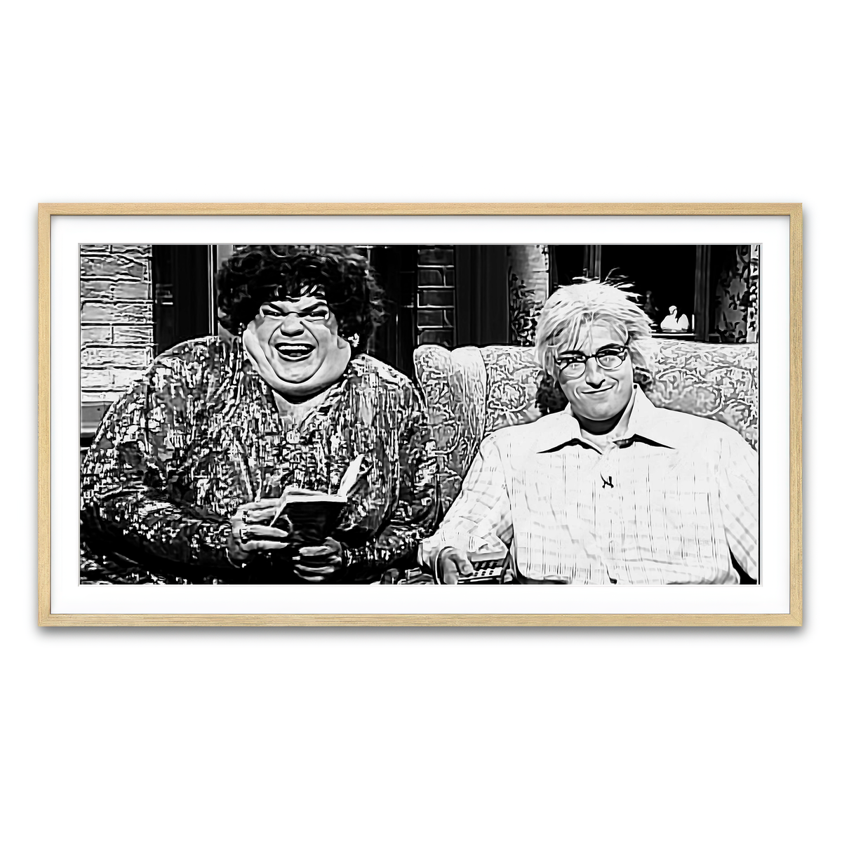 Framed Print 2x1 Natural