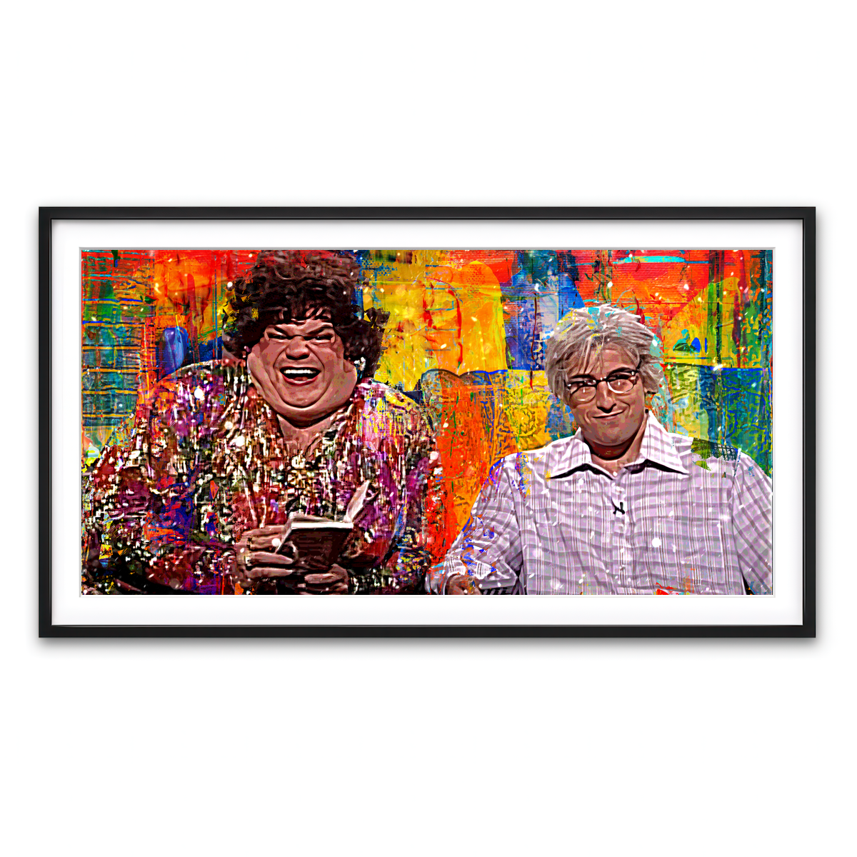 Framed Print 2x1 Black