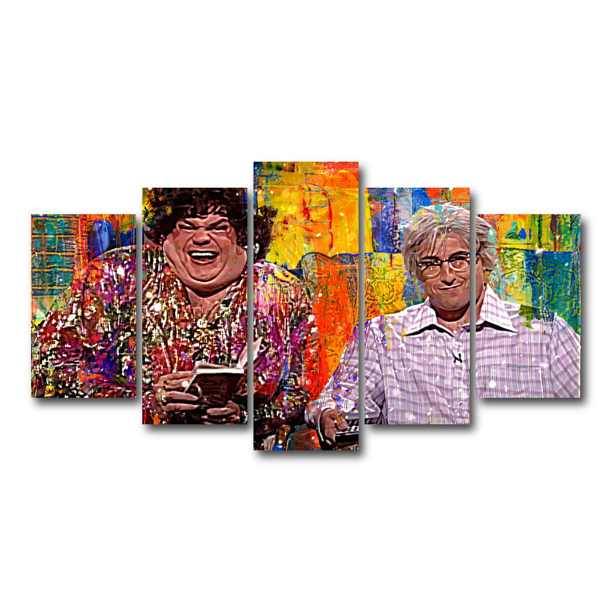 AUTO-MOCKUP WHITE | Zagat's with Hank & Beverly Gelfand | 5 Piece | Gallery Wrap Canvas | group=5_normal