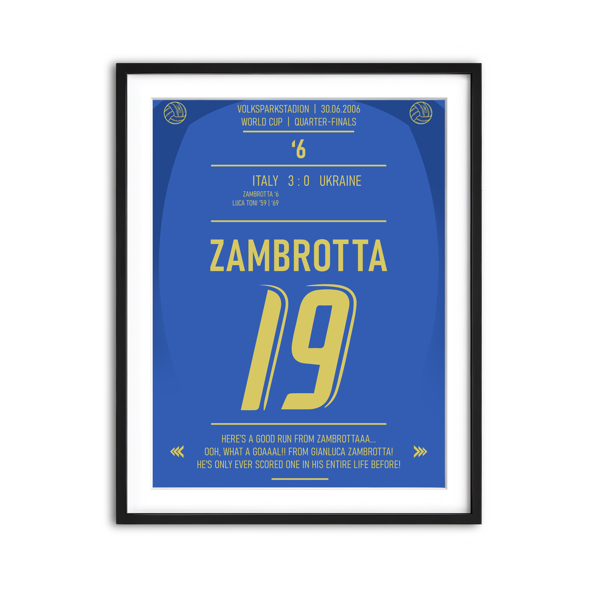 Framed Print 3x4 Black