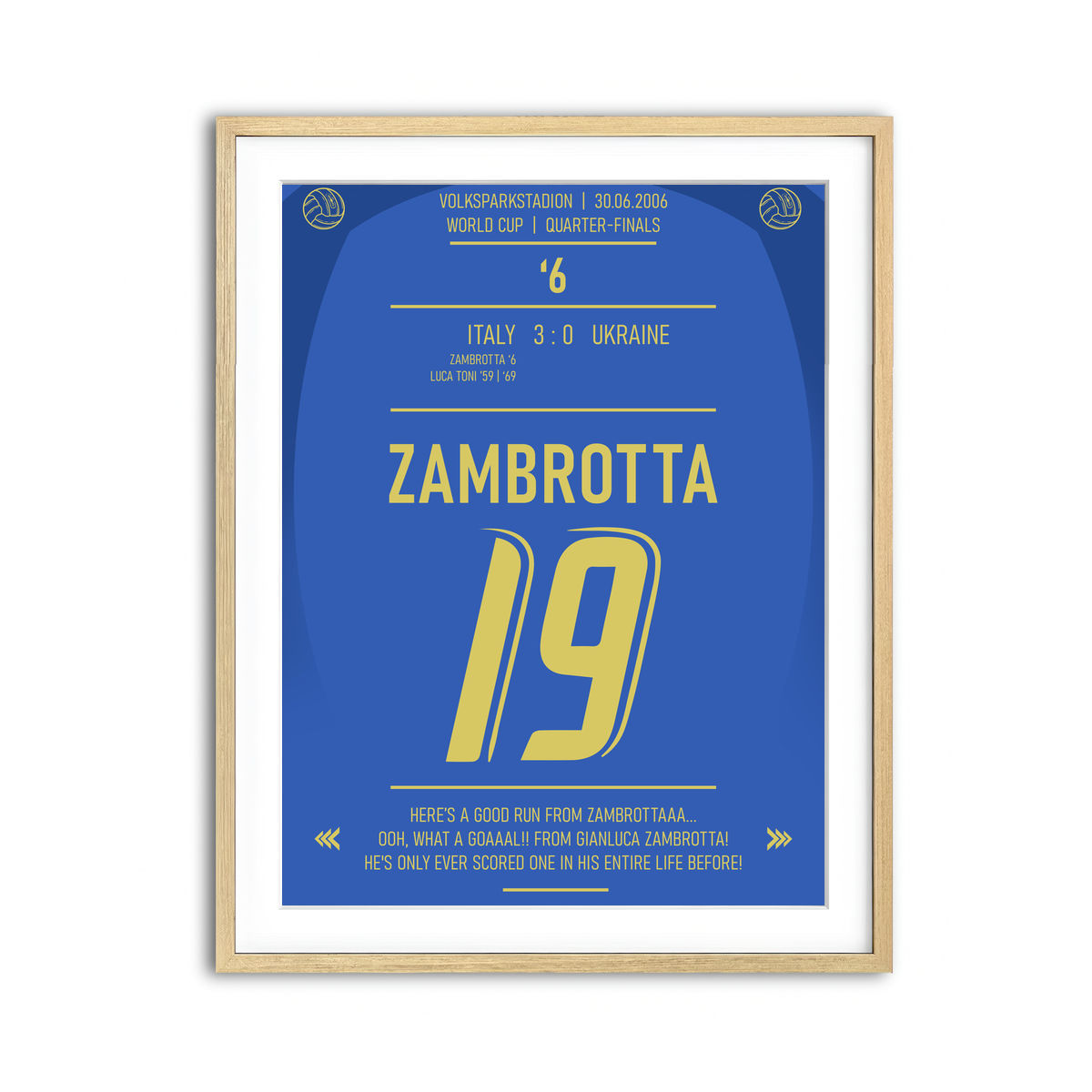 Framed Print 3x4 Natural