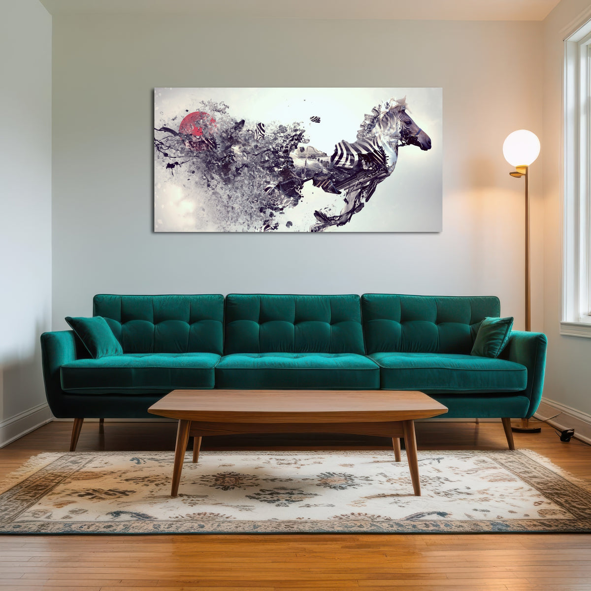 AUTO-MOCKUP ROOM | Zebra Abstract