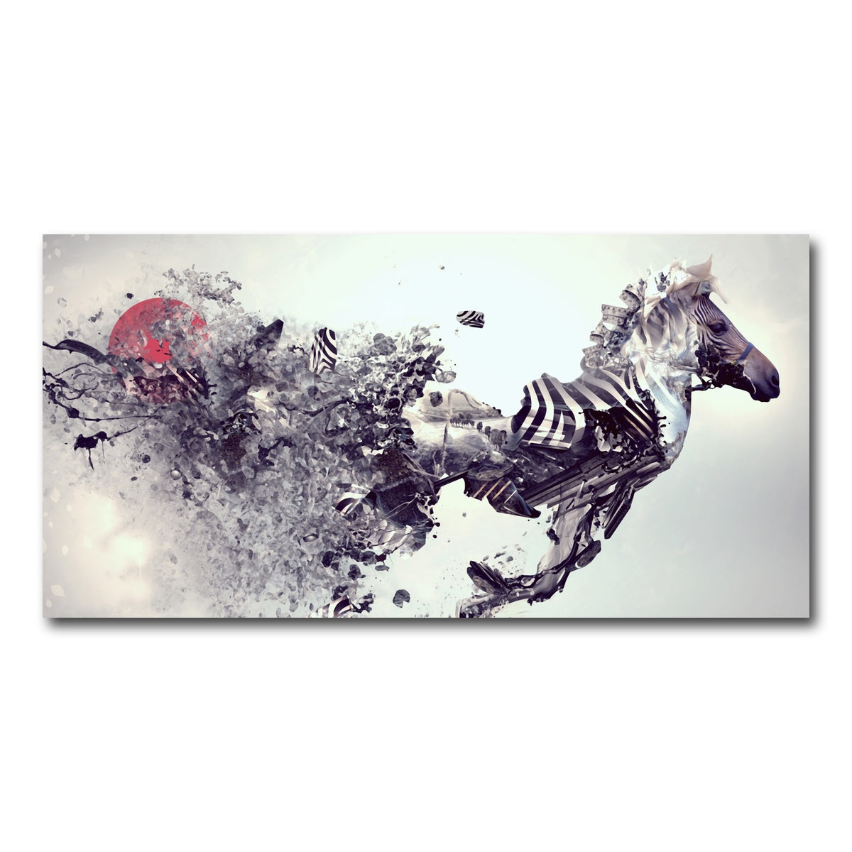 AUTO-MOCKUP WHITE | Zebra Abstract | 1 Piece | Gallery Wrapped | group=2x1