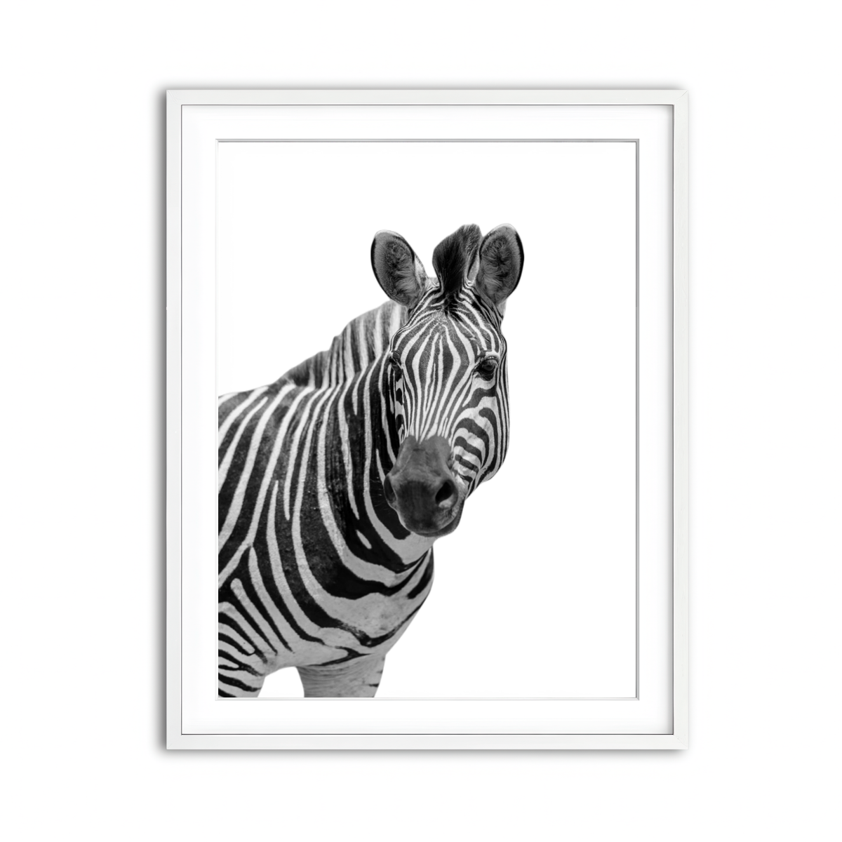 Framed Print 3x4 White