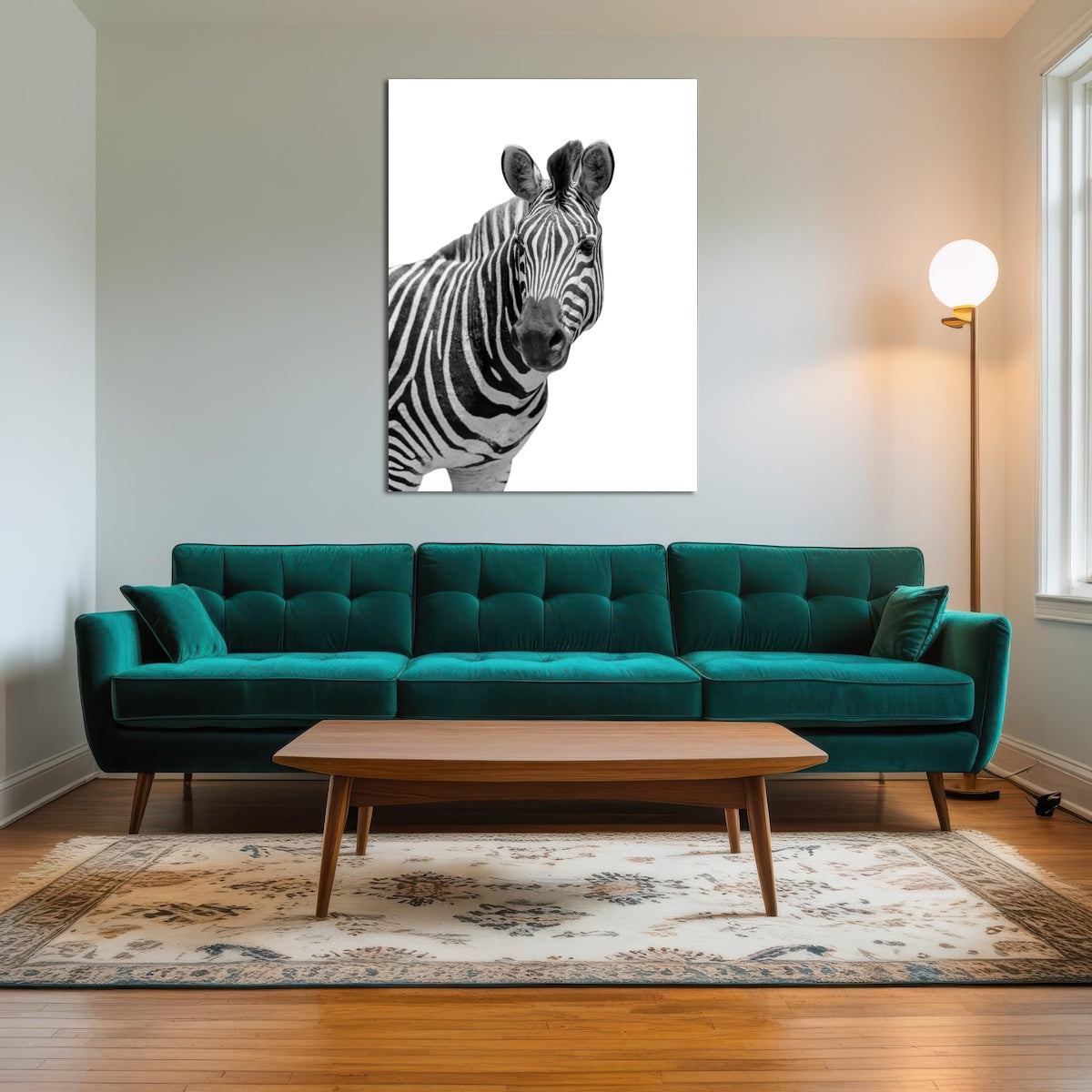 AUTO-MOCKUP ROOM | Zebra Grayscale