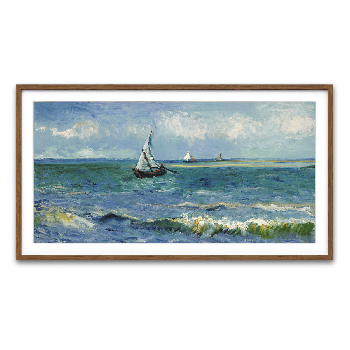 Framed Print 2x1 Walnut