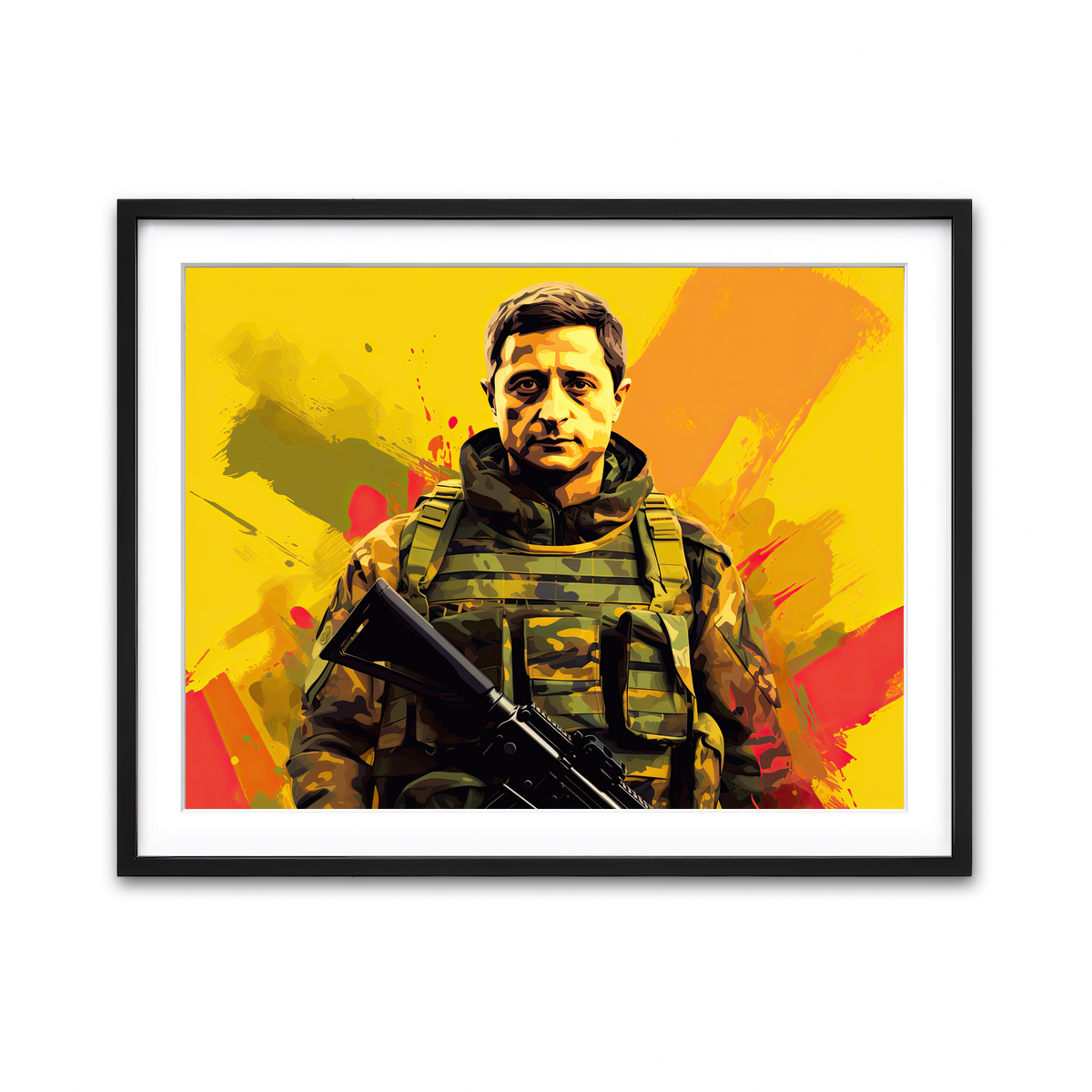 Framed Print 4x3 Black