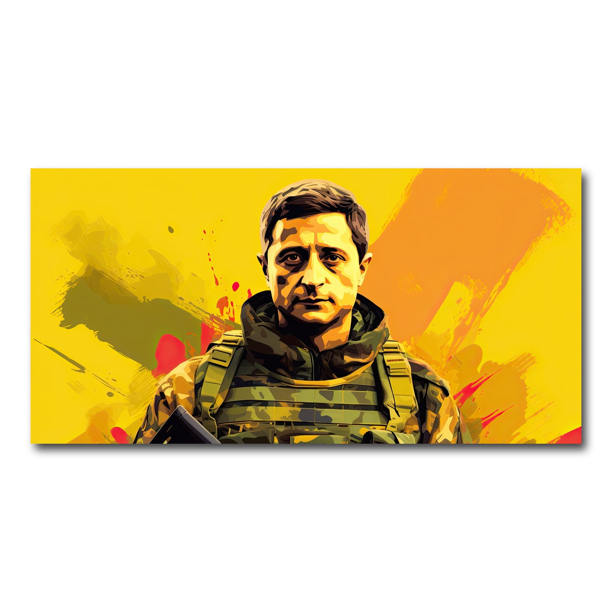 AUTO-MOCKUP WHITE | Zelenskyy | 1 Piece | Gallery Wrap Canvas | group=2x1