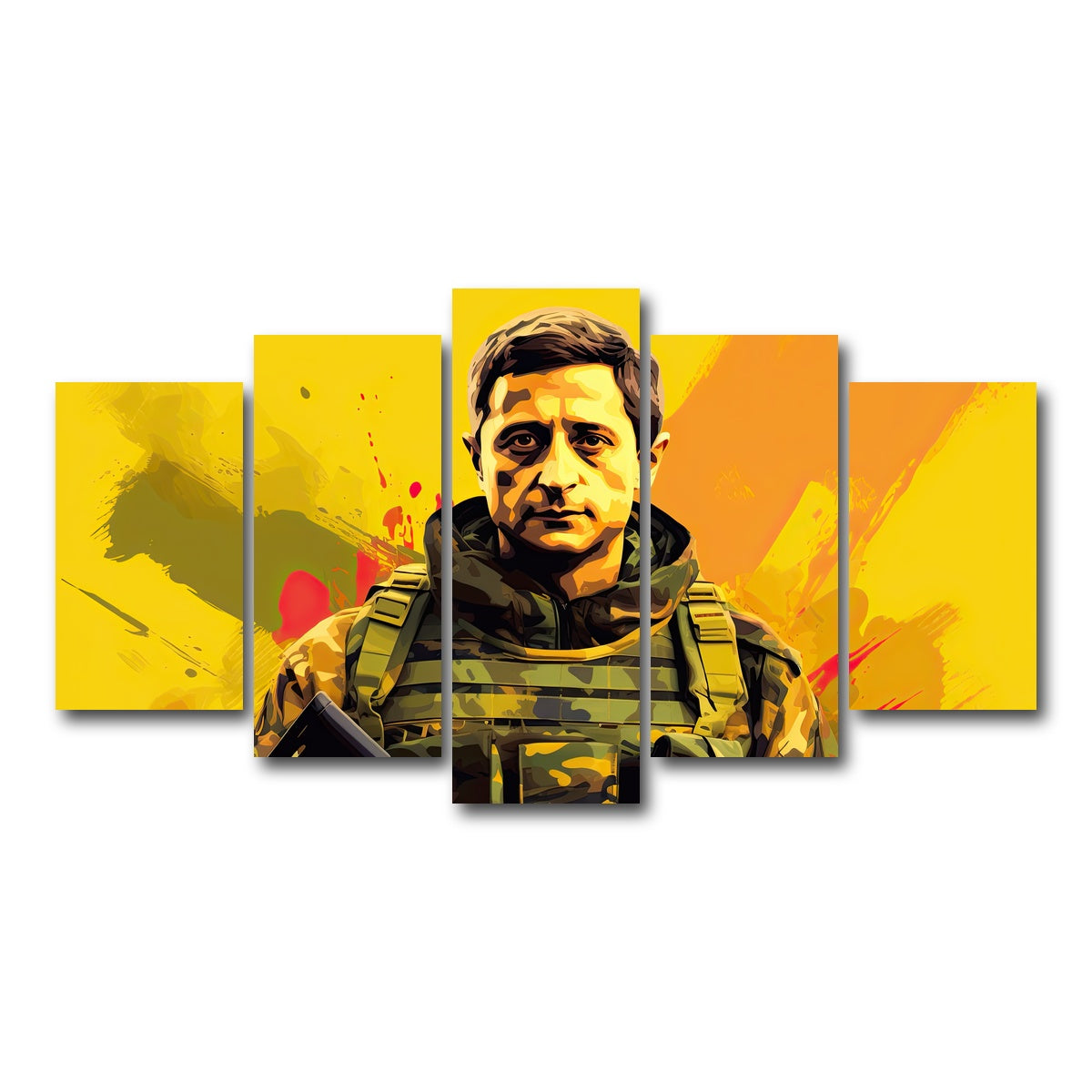 AUTO-MOCKUP WHITE | Zelenskyy | 5 Piece | Gallery Wrap Canvas | group=5_normal