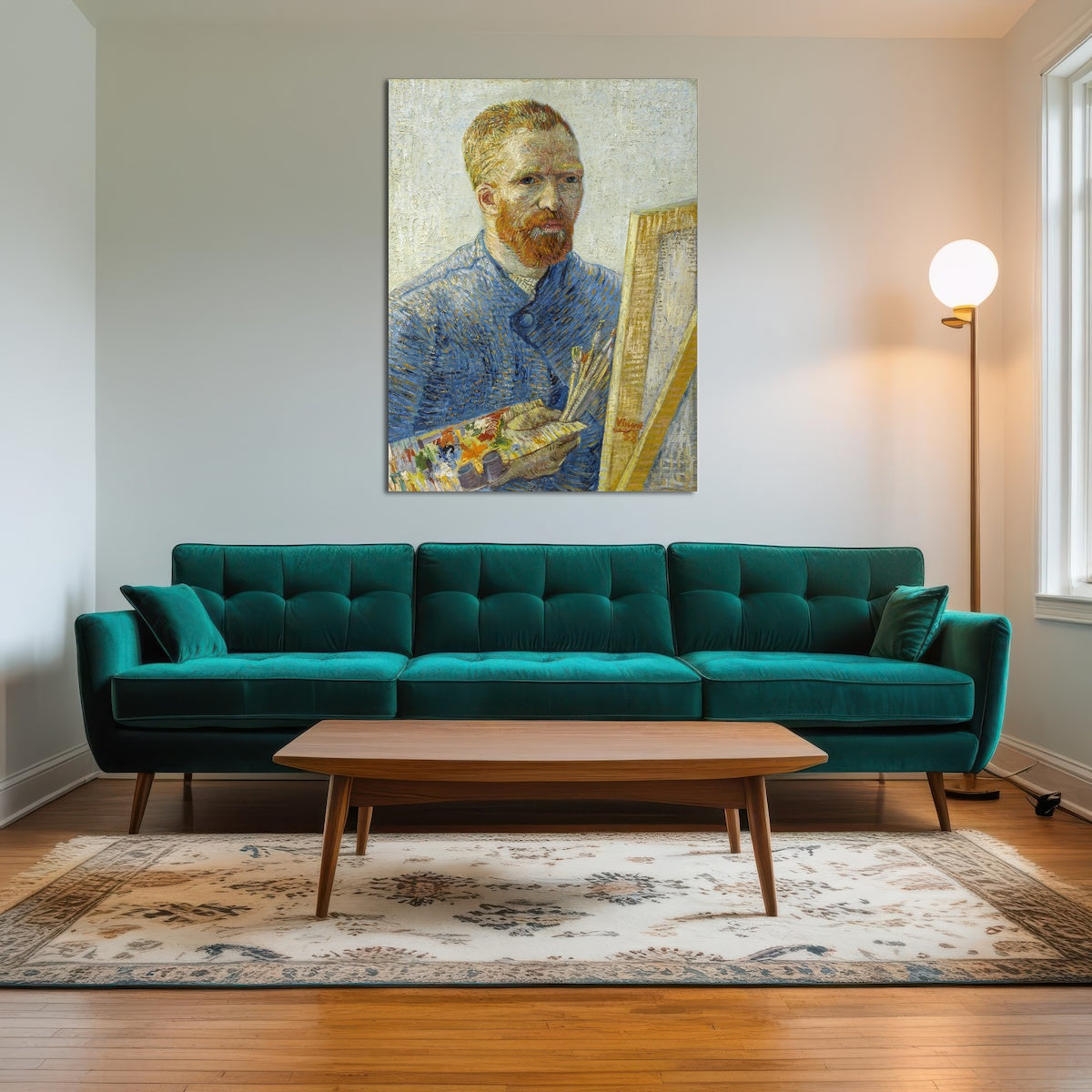 AUTO-MOCKUP ROOM | Zelfportret als schilder