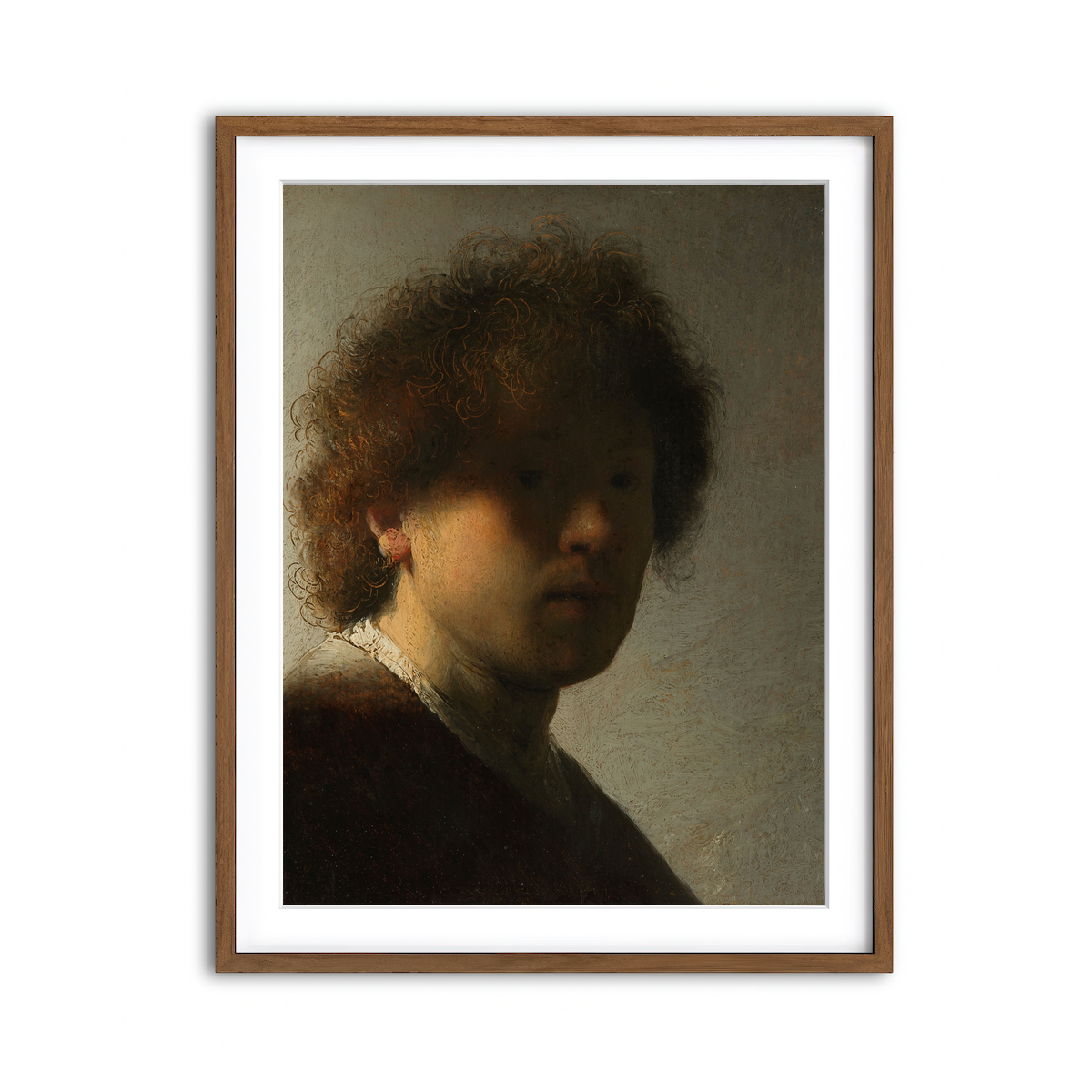 Framed Print 3x4 Walnut