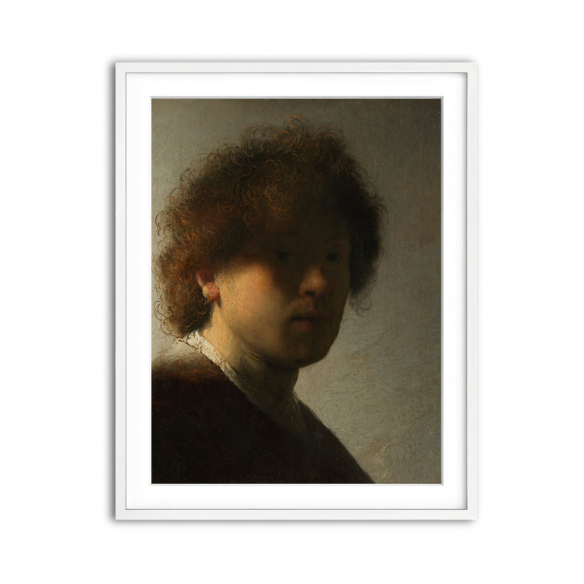 Framed Print 3x4 White