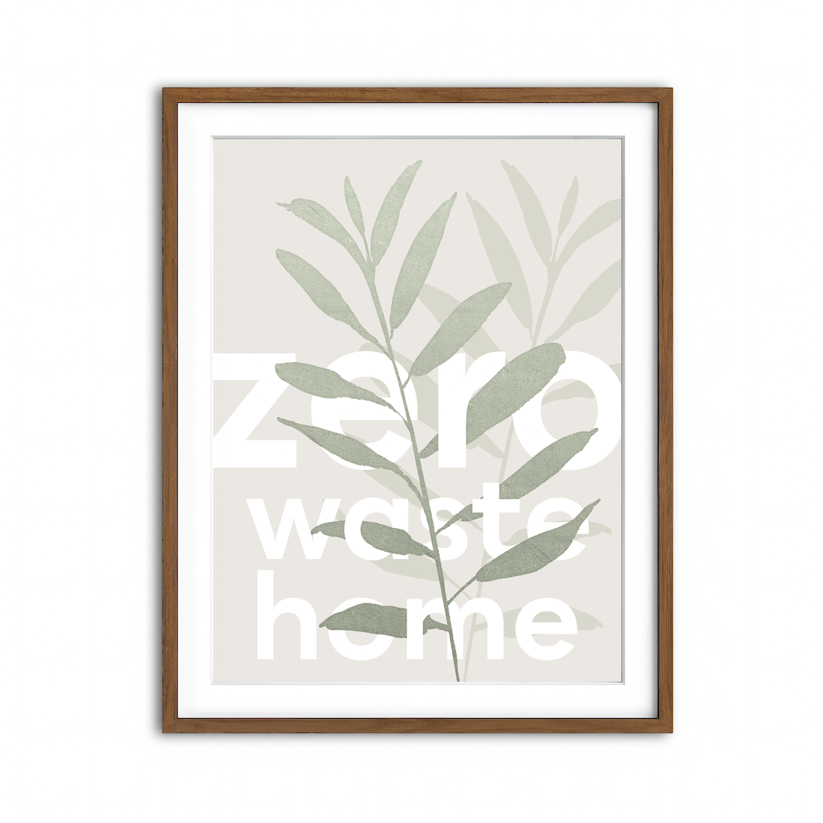 Framed Print 3x4 Walnut