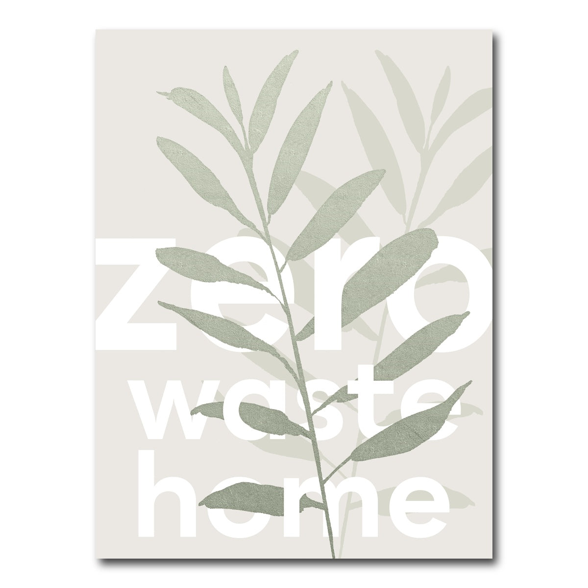 AUTO-MOCKUP WHITE | Zero waste home | 1 Piece | Gallery Wrap Canvas | group=3x4
