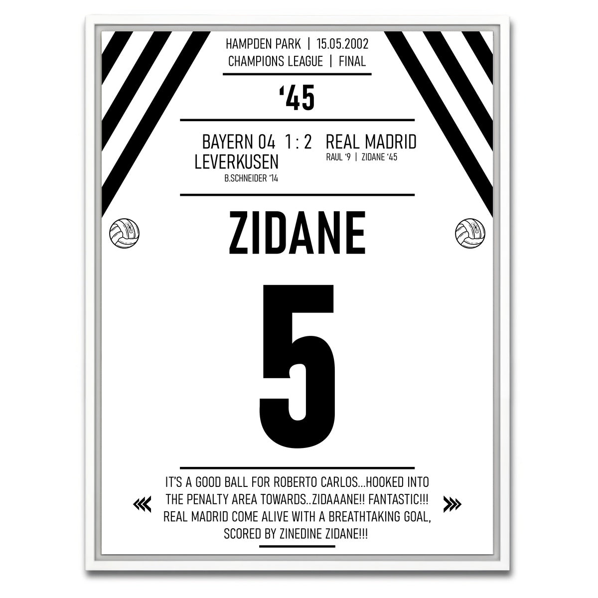AUTO-MOCKUP WHITE | Zidane | 1 Piece | White Framed Canvas | group=3x4