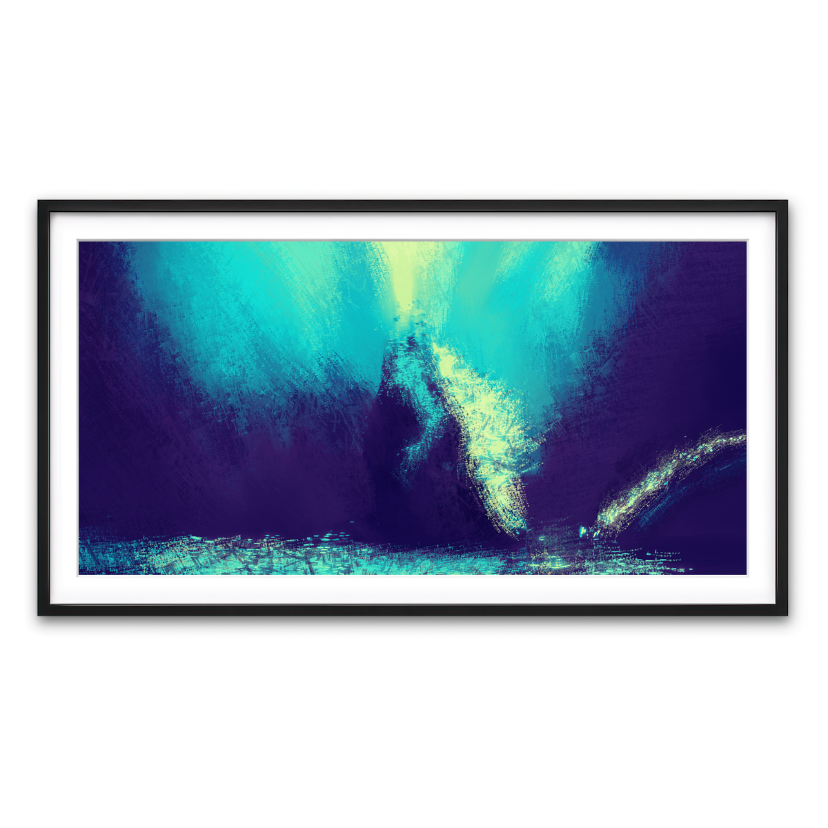 Framed Print 2x1 Black