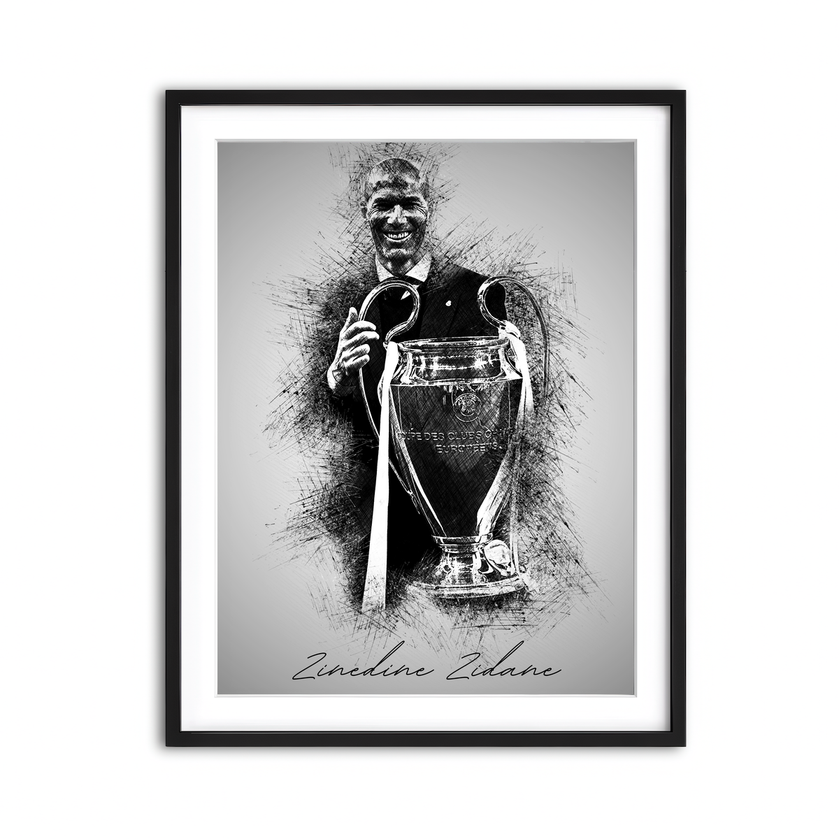 Framed Print 3x4 Black