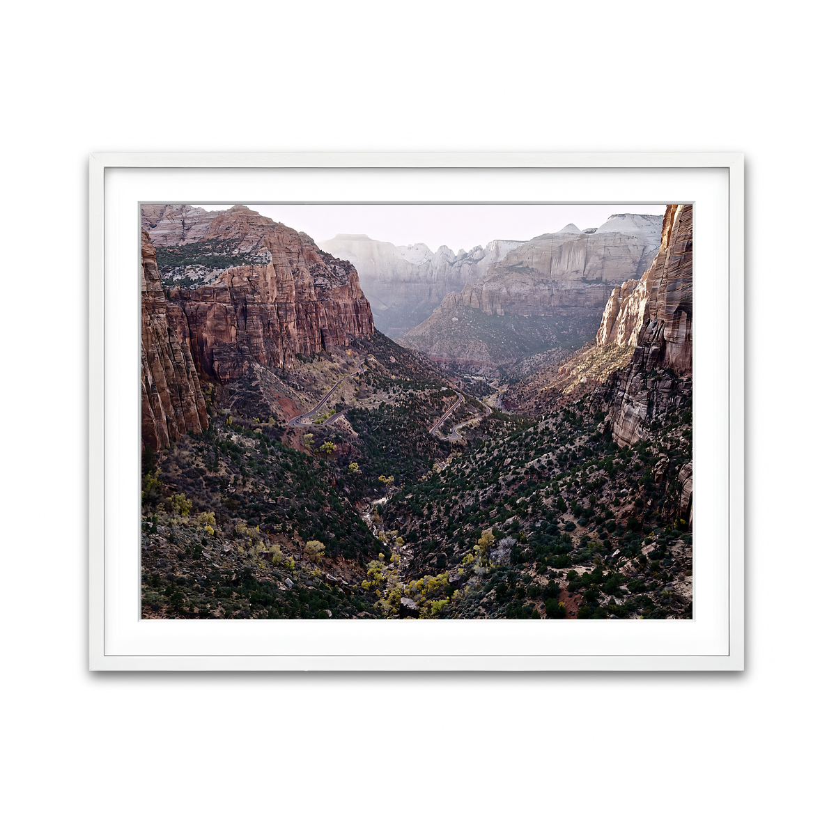 Framed Print 4x3 White