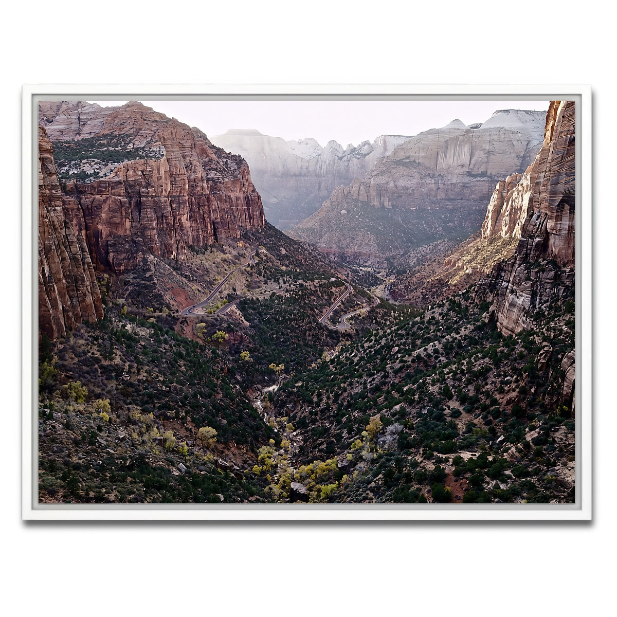 AUTO-MOCKUP WHITE | Zion National Park | 1 Piece | White Framed Canvas | group=4x3