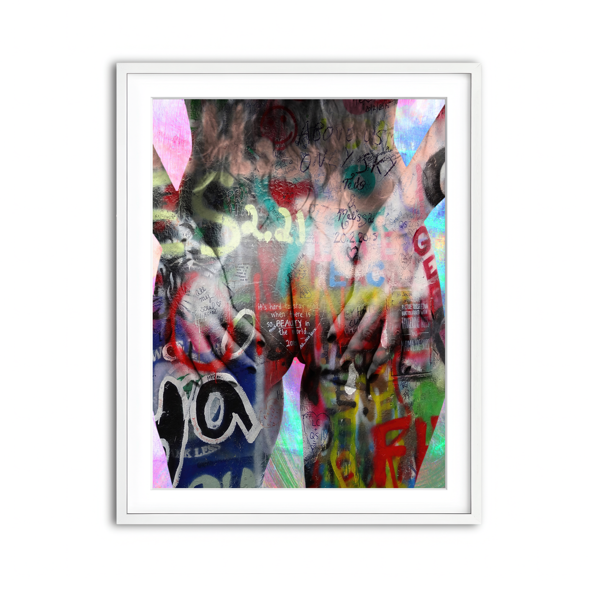 Framed Print 3x4 White
